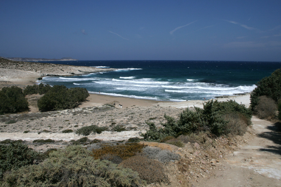 The beach, about 200 meters from our place